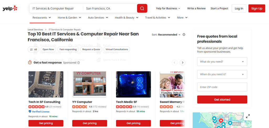 Advantages of Yelp